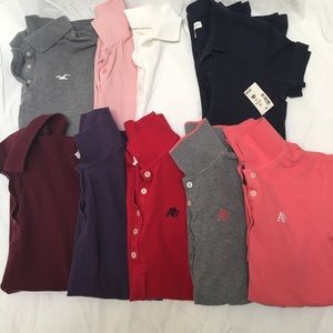 Polo short sleeve Aeropostale & one Hollister.